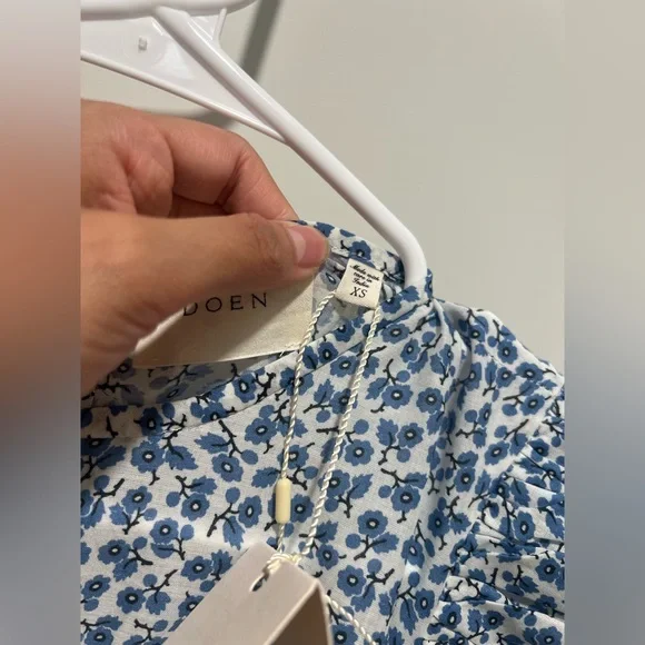 NWT Doen Romina Dress in Cornflower Hillside Bloom - Picture 7 of 11